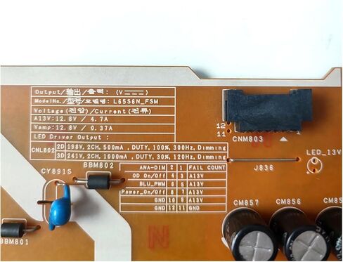 Power Supply LED Board BN44-00808D BN44-00808 BN4400808 PSLF261S07A L65S6N_FSMW REV 1.1 is for LCD TV Parts in Kuwait