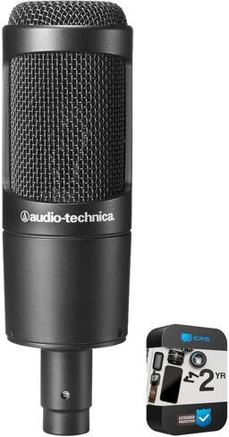 Audio-Technica Cardioid Condenser Microphone AT2035 Bundle with 2 YR CPS Enhanced Protection Pack in Saudi Arabia