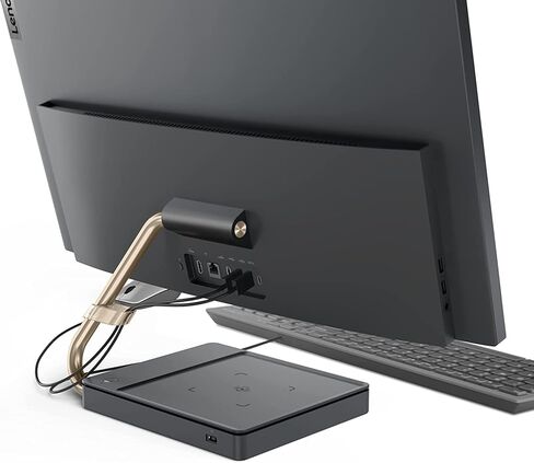 Lenovo IdeaCentre 5 23.8" FHD Touchscreen All-in-One Desktop, AMD Ryzen 7 5700U Processor, 16GB RAM, 512GB SSD, WiFi6, Bluetooth, Webcam, Wireless Keyboard & Mouse, Windows 11 Pro, Grey in Saudi Arabia