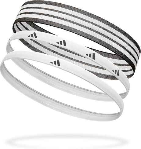 Adidas Hairband Set - Two Thin, One Thick - Black Multi in Saudi Arabia