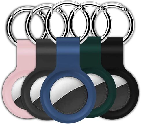 Keychain Holder Compatible with Air Tag, [5 Pack] Sillicone Holders Compatible with Air Tag, Protective Sillicone Covers. in Saudi Arabia