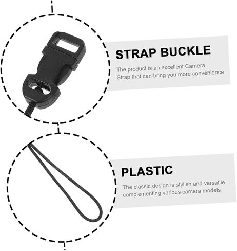 jojofuny 2Pairs Quick Release Buckle Camera Strap Connector for Easy Attachment Detachment Versatile Qd Loops for Comfort Adaptability Compatible with Various Camera Models in Saudi Arabia