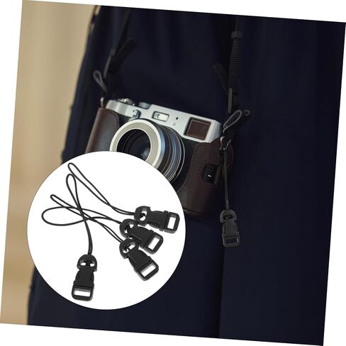 jojofuny 2Pairs Quick Release Buckle Camera Strap Connector for Easy Attachment Detachment Versatile Qd Loops for Comfort Adaptability Compatible with Various Camera Models in Saudi Arabia