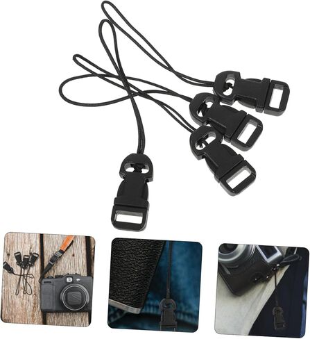 jojofuny 2Pairs Quick Release Buckle Camera Strap Connector for Easy Attachment Detachment Versatile Qd Loops for Comfort Adaptability Compatible with Various Camera Models in Saudi Arabia