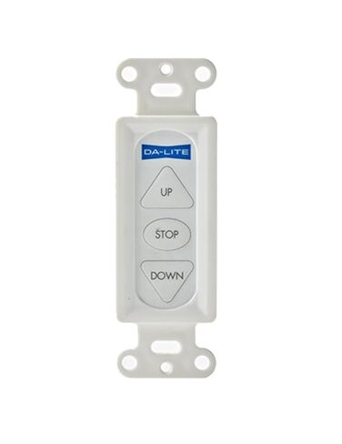 Da-Lite DL16622 Smart Low-Voltage Wall Switch (White) in Kuwait