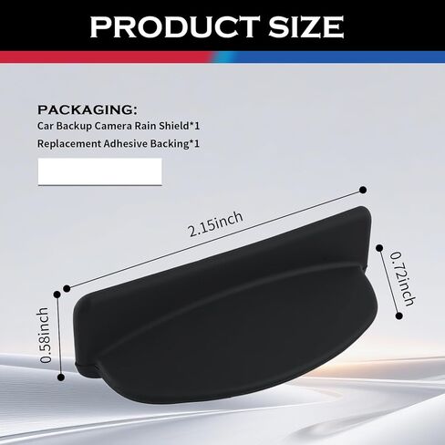 Silicone Car Backup Camera Rain Cover,Car Backup Camera Rain Shield for Clear Rear View & Rains Protection,Universal Reverse Cameras Rains Shield Automotive Exterior Accessories in Kuwait