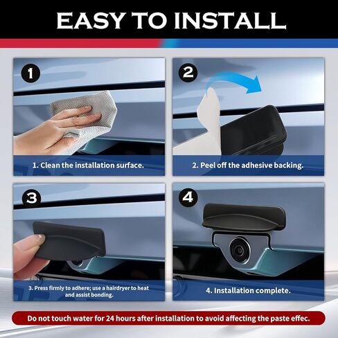 Silicone Car Backup Camera Rain Cover,Car Backup Camera Rain Shield for Clear Rear View & Rains Protection,Universal Reverse Cameras Rains Shield Automotive Exterior Accessories in Kuwait