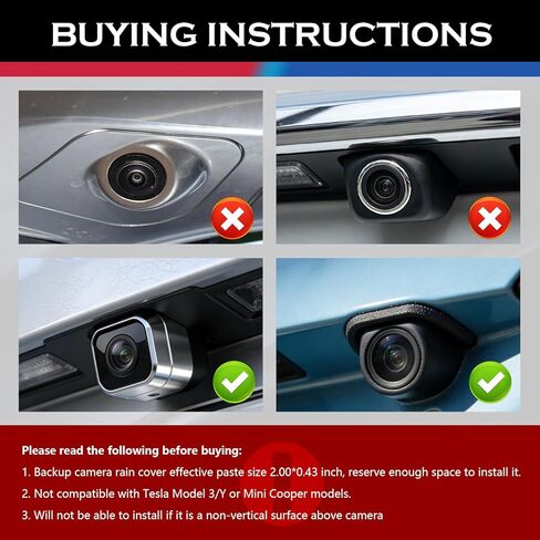 Silicone Car Backup Camera Rain Cover,Car Backup Camera Rain Shield for Clear Rear View & Rains Protection,Universal Reverse Cameras Rains Shield Automotive Exterior Accessories in Kuwait