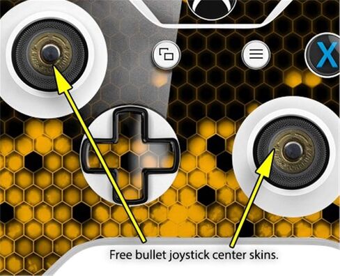WraptorSkinz Decal Vinyl Skin Wrap compatible with XBOX One S/X Controller - HEX Yellow (CONTROLLER NOT INCLUDED) in Saudi Arabia