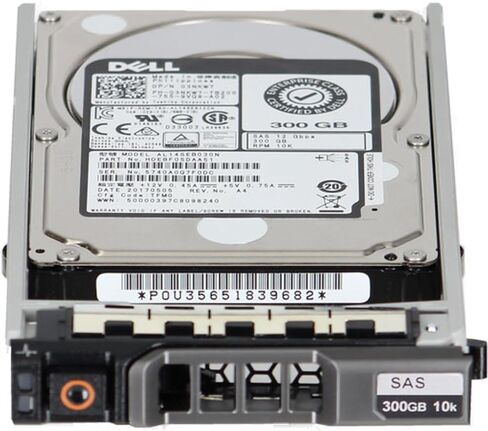 محرك الأقراص الصلبة Dell سعة 300 جيجابايت وسرعة 10 كيلو وسرعة 12 جيجابت في الثانية SAS 2.5 (3NKW7) (متجدد) in Kuwait