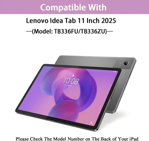 حافظة لوحة مفاتيح قابلة للفصل مع ماوس لجهاز Lenovo Idea Tab 11 بوصة 2025 (TB336FU/TB336ZU)، حافظة لوحة مفاتيح مغناطيسية لجهاز Lenovo Idea Tab 11 بوصة مع حامل قلم، 3 زوايا للتعديل، أسود in Kuwait