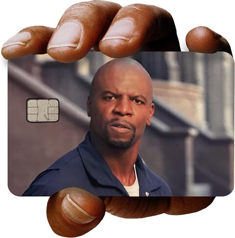 Terry Crews, Julius Rock meme Card Skin cover for standard size chip in Saudi Arabia