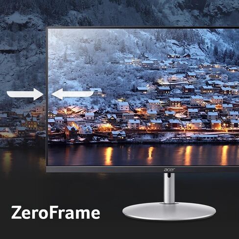 شاشة مكتب ألعاب acer SH273 P1si مقاس 27 بوصة IPS Full HD (1920 x 1080) بدون إطار | تقنية AMD FreeSync | تحديث يصل إلى 144 هرتز | 1 مللي ثانية (VRB) | الإمالة وضبط الارتفاع والدوران | منافذ HDMI وVGA in Kuwait