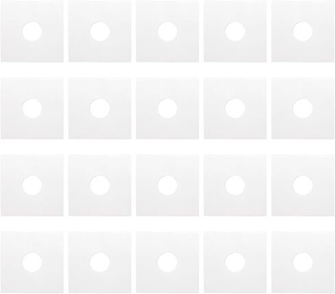 20pcs Paper Inner Sleeves Protector Slim Vests for LP S Storage White Inner Sleeves Covers D'Abumum, 10in Round in Saudi Arabia