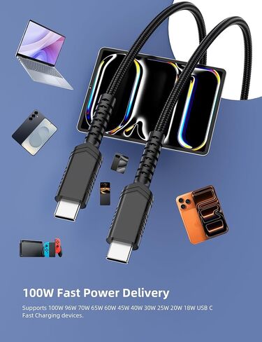 كابل USB C شحن سريع 5A 100W 6.6FT، كابل ربط 16FT لـ Apple Vision Pro، كابل ربط 5 أمتار لجهاز Galaxy XR لـ Oculus for Quest 3 3S 2 Pro، Pico 4، 5M USB 3.1 سلك طويل لسماعات VR PC in Saudi Arabia