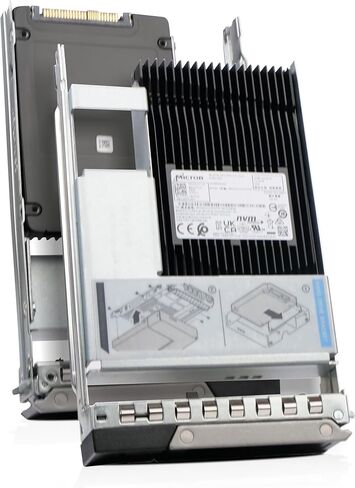 Dell 15.36 تيرابايت PCIe Gen 4 8 جيجابايت/ثانية U.3 NVMe 3.5in Enterprise PowerEdge SSD للقراءة المكثفة لـ: R440 R750 R450 T150 R470 T560 T40 R250 R740 R640 T550 T350 R540 R840 ME4024 MTFDKCC15T3TFR-DELL جي 16 هايبرد in Saudi Arabia