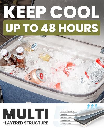 OutdoorMaster Soft Cooler Bag with Leak-Proof Design for Camping, Beach, Travel, Lunch, Drink, Ice in Saudi Arabia