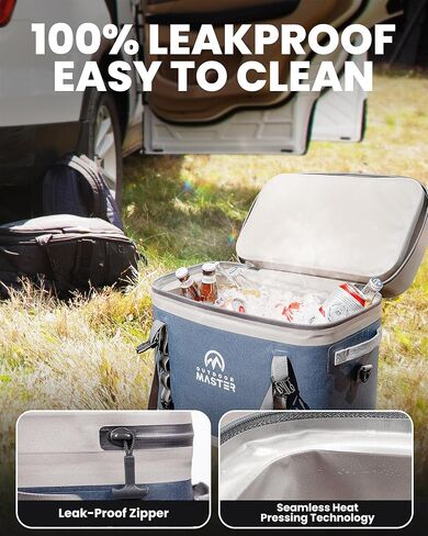 OutdoorMaster Soft Cooler Bag with Leak-Proof Design for Camping, Beach, Travel, Lunch, Drink, Ice in Saudi Arabia