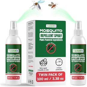 رذاذ طارد البعوض الطبيعي TwinPack 6.75 أوقية DEET Free طارد الحشرات رذاذ الليمون الأوكالبتوس رائحة زيت للبعوض البعوض الذباب الأسود لا يمكن رؤيتها ums repelente de Mosquitos para ninos in Kuwait