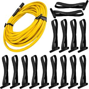 Reusable Zip Ties 4", 15-Pack - USA-Made Heavy-Duty Industrial Stretchable Fasteners - All-Weather Material, UV & Ozone Resistance - Wire Straps to Store Equipment & Declutter Garage by IDL Packaging in Kuwait