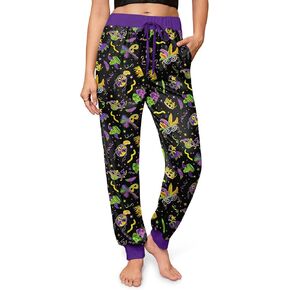 For G and PL Christmas Womens Ugly Light Up Pants Funny 3D Print Lightweight Lounge Sweatpants Xmas M in Saudi Arabia