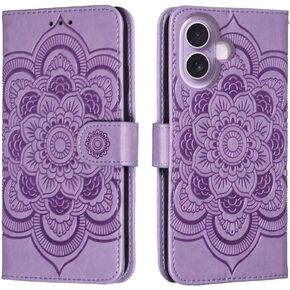 for iPhone 17 Case Wallet with Card Holder Kickstand Magnetic Soft Leather Flip Fold Cover for iPhone 17(Purple) in Saudi Arabia