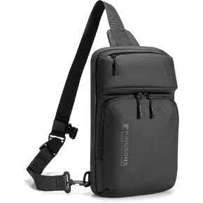 حقيبة ظهر Kingsons Sling Crossbody مضادة للسرقة على الكتف للرجال مقاومة للماء وحقيبة نهارية كاجوال للسفر وصالة الألعاب الرياضية in Kuwait