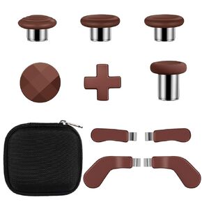 Metal Thumbsticks for Xbox One Elite Series 2, Component Pack Includes 4 Swap Magnetic Joysticks, 4 Paddles, 1 Standard D-Pads Elite Series 2 Core Controller Parts in Saudi Arabia