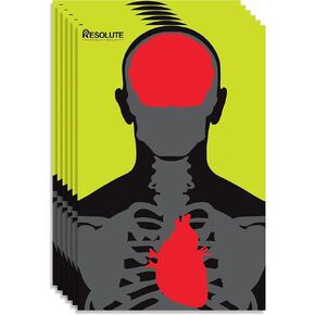 Resolute 12x18 Splatter Medically Designed Shooting Targets for The Range - Gun Accessories for Pistols, Rifles, Airsoft, Air Pistols, BB & Pellet Shooting Practice (25) in Saudi Arabia
