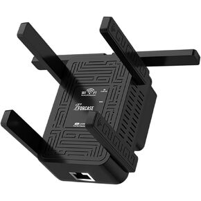 WiFi Extender Signal Booster Dual Band 5.8GHz&2.4GHz, w/6 Antennas WiFi Booster for Home Coverage up to 10200 Sq.ft, Signal Amplifier 1200Mbps WiFi Repeater w/Ethernet Port, 1-Tap Setup in Saudi Arabia