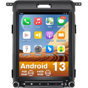 Android 13 Car Radio [4gram+64grom] لـ Ford F150 2013 2014،12.1 بوصة T مع Carplay اللاسلكي Android GPS DSP WiFi Bluetooth SWC HDMI in Kuwait
