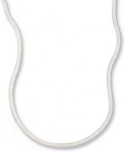 Made By Mary Hera Chain Necklace – Classic Herringbone Chain Necklace for Women | Minimalist Layering Jewelry | Everyday Statement Necklace | Elegant Necklace Gift 16 in Saudi Arabia
