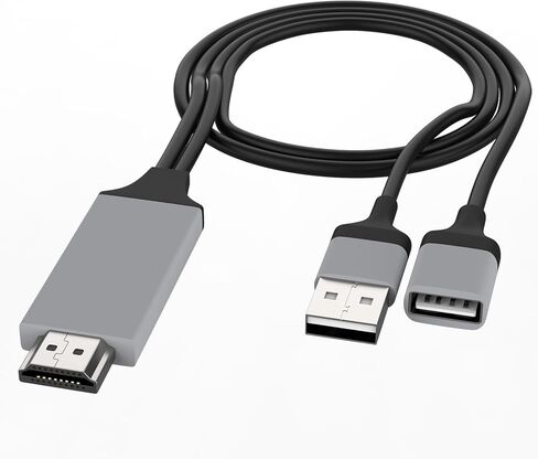 Universal HDMI Adapter for Phone to TV, Phone HDMI Cable, Plug and Play HD Screen Mirroring Adapter for Samsung/iPhone/LG/Motorola/Pixel etc in Saudi Arabia