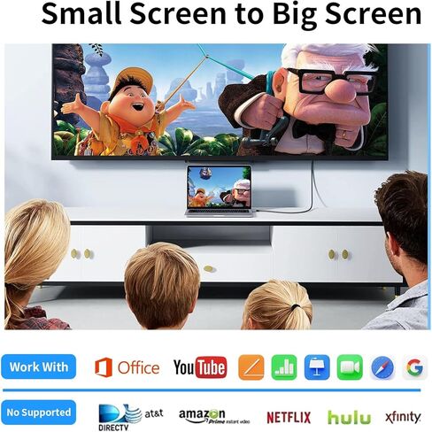 Universal HDMI Adapter for Phone to TV, Phone HDMI Cable, Plug and Play HD Screen Mirroring Adapter for Samsung/iPhone/LG/Motorola/Pixel etc in Saudi Arabia