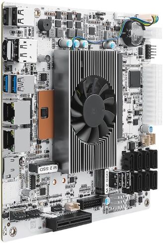اللوحة الأم I5-8265U الصناعية NAS 4 النوى 8 خيوط معالج منخفض الطاقة 2x2.5G i226 Network، 8xSATA، 4K DP HDMI، 1*PCI-E x4، 2*M.2 2280,2*DDR4، جدار حماية لجهاز التوجيه الناعم MINI-ITX in Saudi Arabia