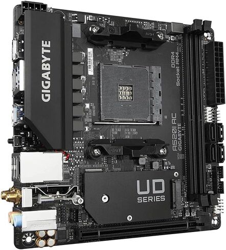 GIGABYTE A520I AC AMD A520 Socket AM4 Mini ITX DDR4-SDRAM Motherboard in Saudi Arabia