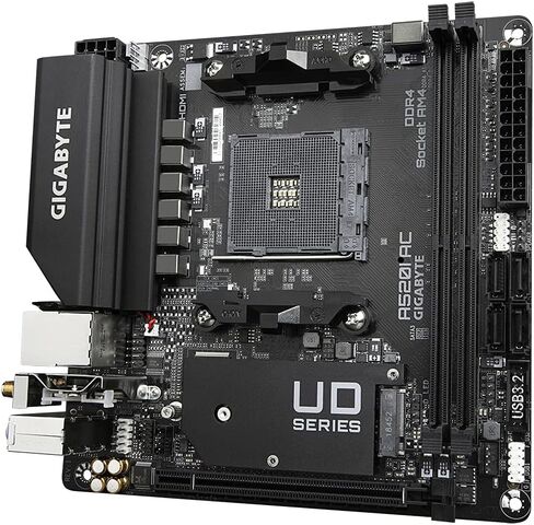 GIGABYTE A520I AC AMD A520 Socket AM4 Mini ITX DDR4-SDRAM Motherboard in Saudi Arabia