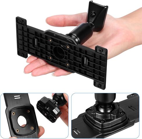 VOSAREA 1 Set Car Rear View Mirror Back Plate Panel + Mirror Dash Cam Mount Arm Rear View Camera Mount Kit for Car DVR Instead of Strap in Saudi Arabia
