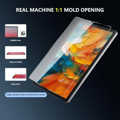 2 Pack Screen Protector For TCL Tab 8 NXTPAPER 5G Model 8189S 8.7 inch Tablet Tempered Glass Film 9H Anti-Fingerprint & High Definition Clear in Saudi Arabia