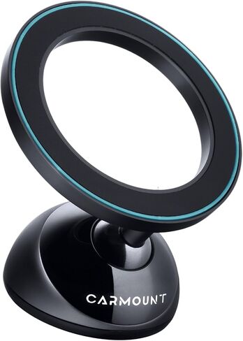 F4 Magsafe Car Mount | حامل هاتف لوحة القيادة المغناطيسية ، تعليق قوي ، 360 درجة دوران وإمالة ، متوافق مع أجهزة iPhone وجميع الهواتف الذكية in Kuwait