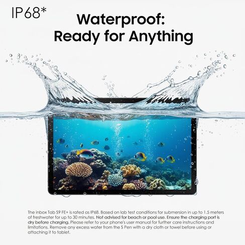 جهاز لوحي Samsung Galaxy Tab S9 FE+ مقاس 12.4 بوصة وسعة 128 جيجابايت باللون الفضي (الإصدار الأمريكي 2023) يعمل بنظام Android مزود ببطاقة MicroSD بسعة 128 جيجابايت وموزع USB-C 5 في 1 لسطح البخار in Saudi Arabia