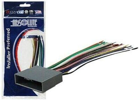 Absolute USA H812/1722 Radio Wiring Harness for Honda/Civic CRV/Pilot 2006-2010 Power 4 Speaker (70-1722, HWH-812) in Saudi Arabia