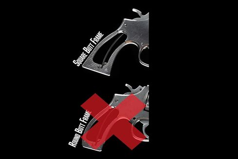 مقابض باشمير 03250، مؤخرة مربعة بإطار S&W J in Kuwait