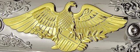 1911 Full-Size Metal Grips for Kimber, Colt, Rock Island, Springfield, Taurus, and Clones 1911 Full-Size Grips (Government/Commander) â.“ Gold & Silver Bald Eagle, Ornate Scrollwork, Ambi-Cut in Saudi Arabia