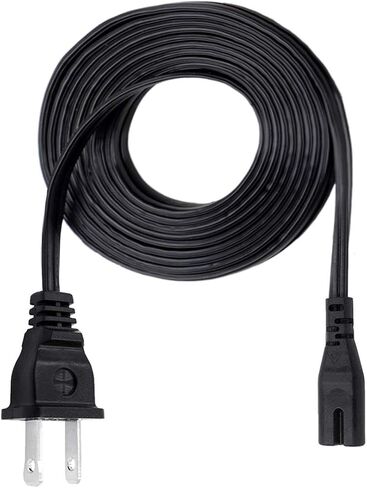 8ft Power Cord Replacement for Frigidaire mini Fridge EFMIS183BLKSS EFMIS151 EFMIS189-SS EFMIS567_AMZ EFMIS188-SS EFMIS462PINKCP2 EFMIS179 FMIS129 2 Prong IEC C7 AC Cable in Saudi Arabia