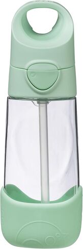 b.box 20oz Tritan Kids Water Bottle –Toddler Drink Bottle with Straw for School, Daycare, Travel w/Easy-Grip Triangular Design, Leak Proof Lid & Handle, BPA Free, Dishwasher Safe (Indigo Rose) in Saudi Arabia