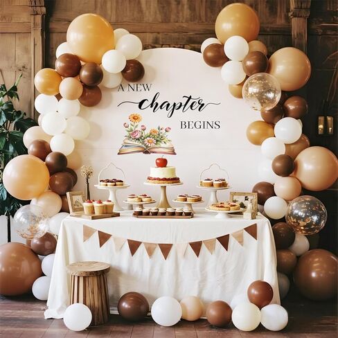 LANKBACK A New Chapter Begins Decal Storybook Baby Shower Decorations Bridal Shower Engagement Wedding Party Decorations in Saudi Arabia