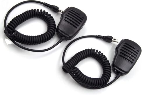 (عبوة من قطعتين) ميكروفون مكبر صوت محمول على الكتف PTT لميدلاند GXT325 GXT400 GXT1000VP4 GXT1050VP4 GXT1030VP4 LXT630VP3 LXT600VP3 LXT500VP3 راديو ثنائي الاتجاه in Saudi Arabia