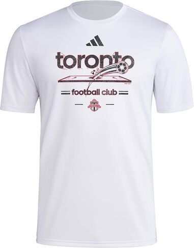 تيشيرت Toronto FC Vintage World Pre-Game قصير الأكمام للرجال من أديداس in Saudi Arabia