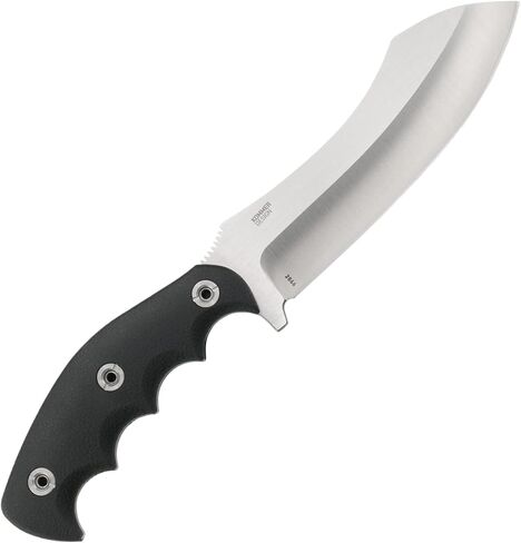 CRKT Catchall Outdoor Survival Fixed Blade Knife with Sheath: Stainless Steel Plain Edge Blade, Glass-Reinforced Nylon w/Rubber Overlay Handle, 2866 in Kuwait